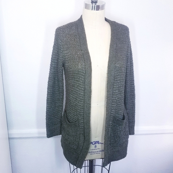🌸 Michael Kors | Soft Olive Cardigan Sweater  Small - Picture 1 of 10